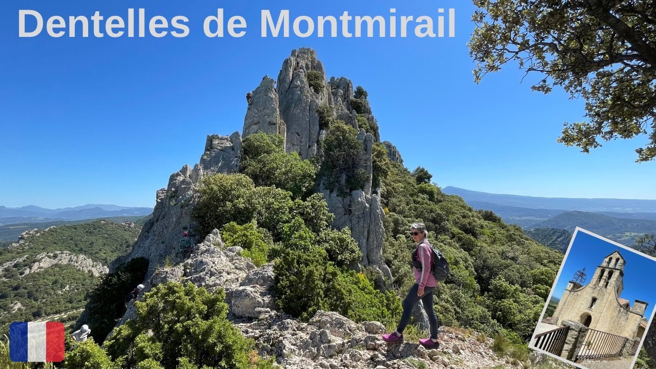 Escapade aux Dentelles de Montmirail depuis le village médiéval de Gigondas, Provence, France