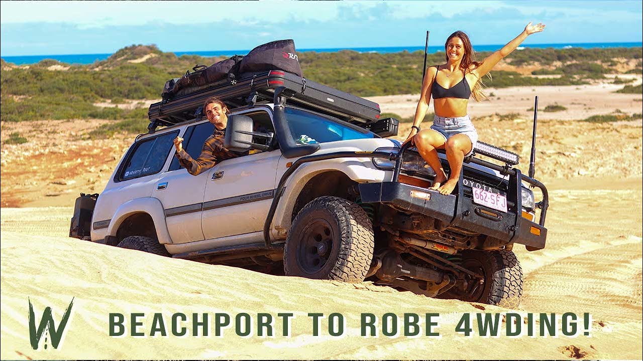 THE BEST BEACH 4WDING | Beachport to Robe | Salmon Catch & Cook