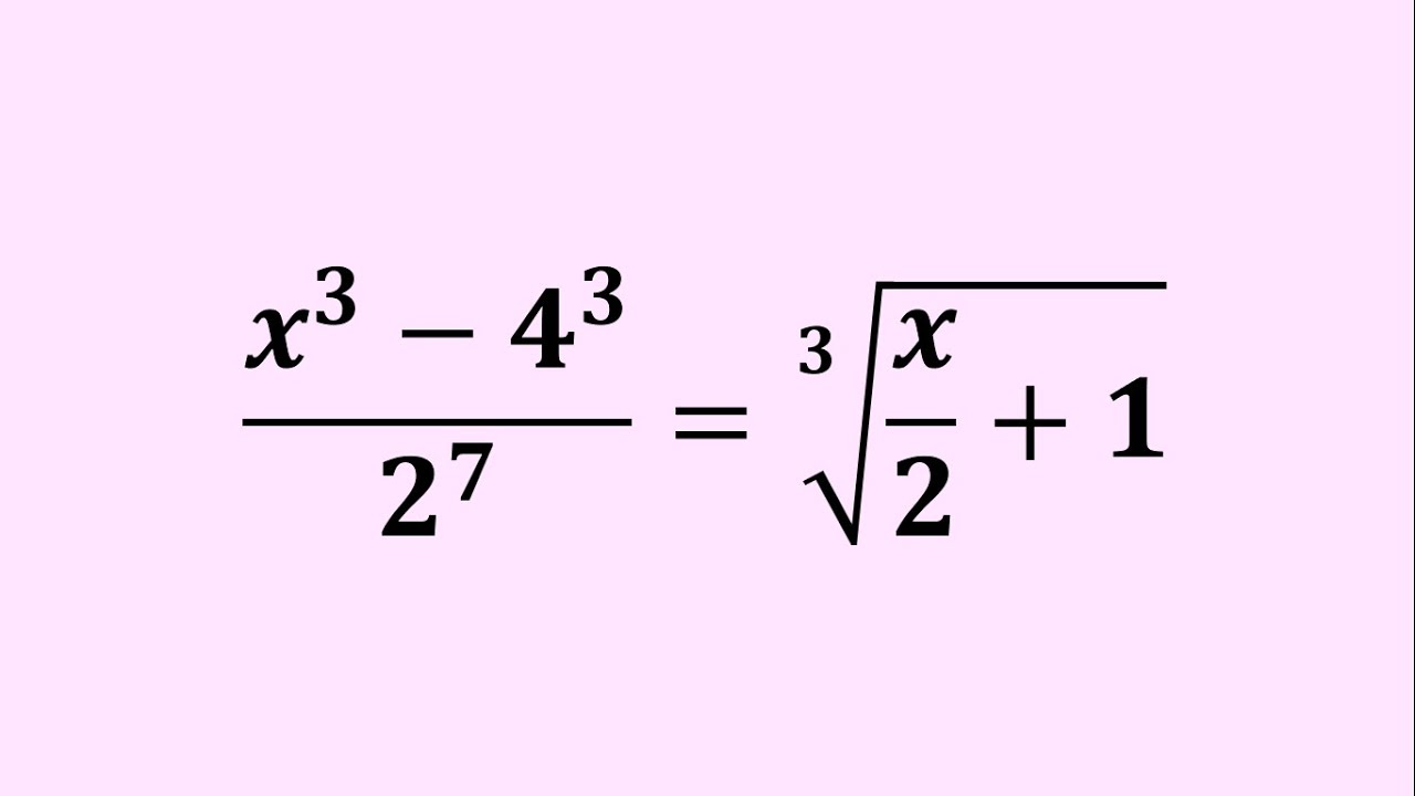 Can You Crack This Radical Equation | 97% Failed to Solve