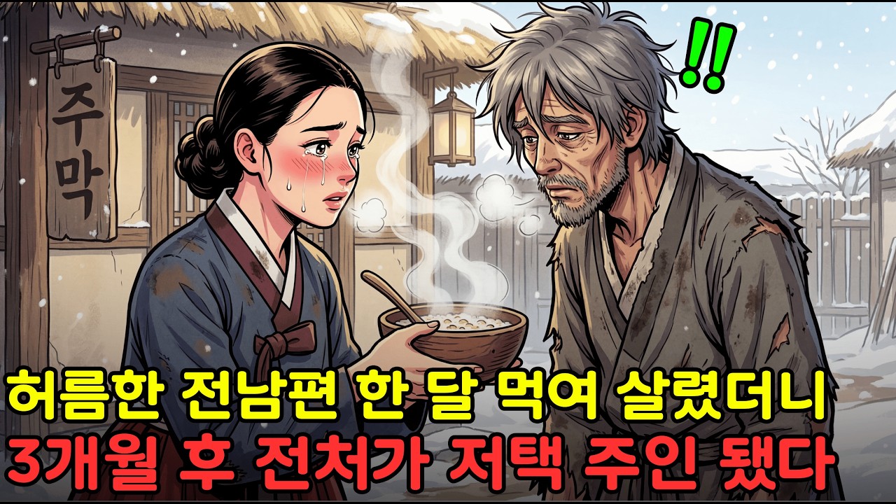 허름한 몰골의 전남편을 여관에서 한 달 먹여 살렸는데, 3개월 후 그녀는 거대한 저택과 막대한 재산의 주인이 되었다