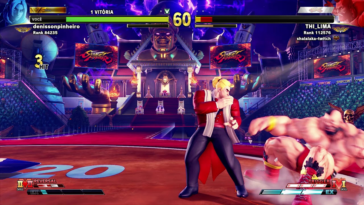 Street Fighter V - Mais um RQ pra lista.... Zangief salgado essa noite! haha