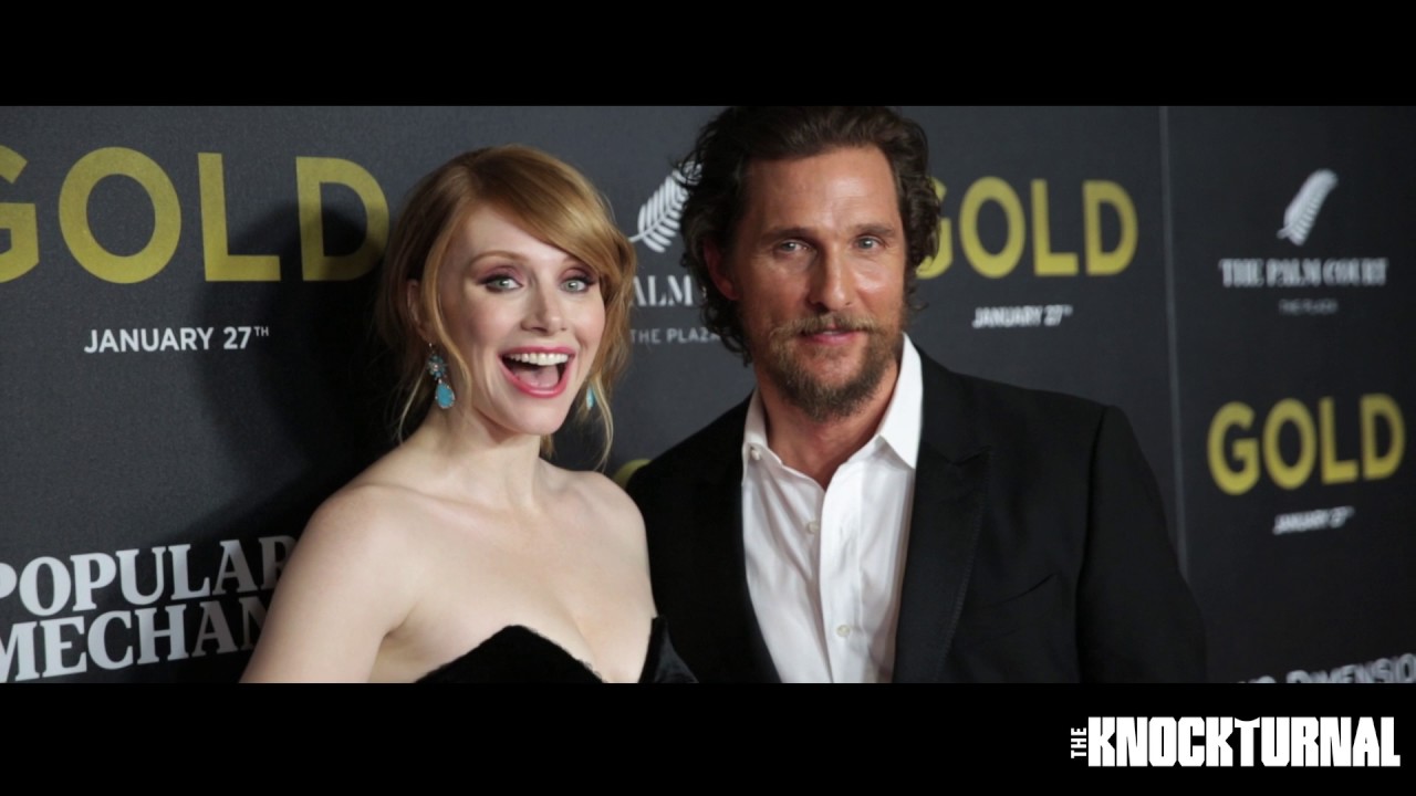 Matthew McConaughey, Bryce Dallas Howard, Édgar Ramírez Talk 'Gold'