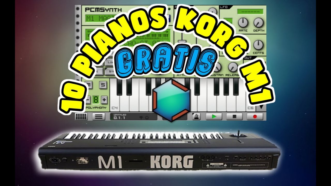 10 PIANOS DEL KORG M1 GRATIS PARA CAUSTIC 3