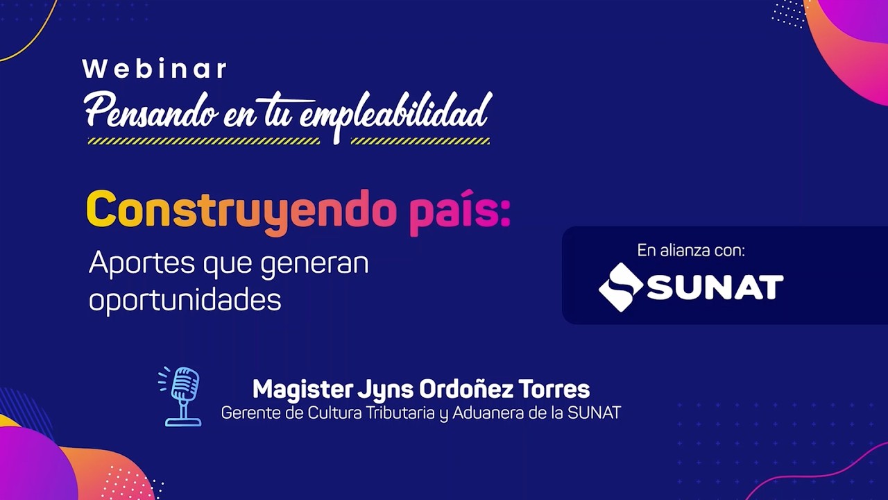 Webinar: Construyendo país: Aportes que generan oportunidades