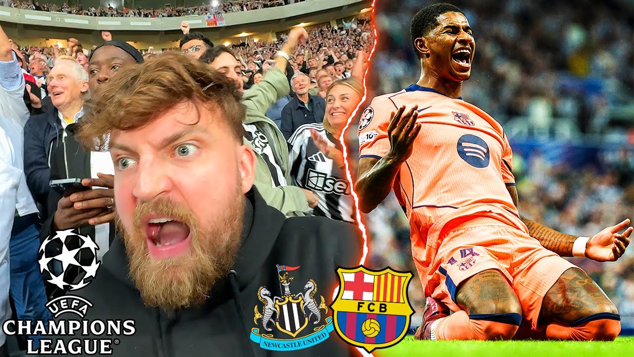 Newcastle vs FC Barcelona - UCL Stadionvlog 🔥 | Rashford mit unglaublichem HAMMER TOR 🚀 | ViscaBarca