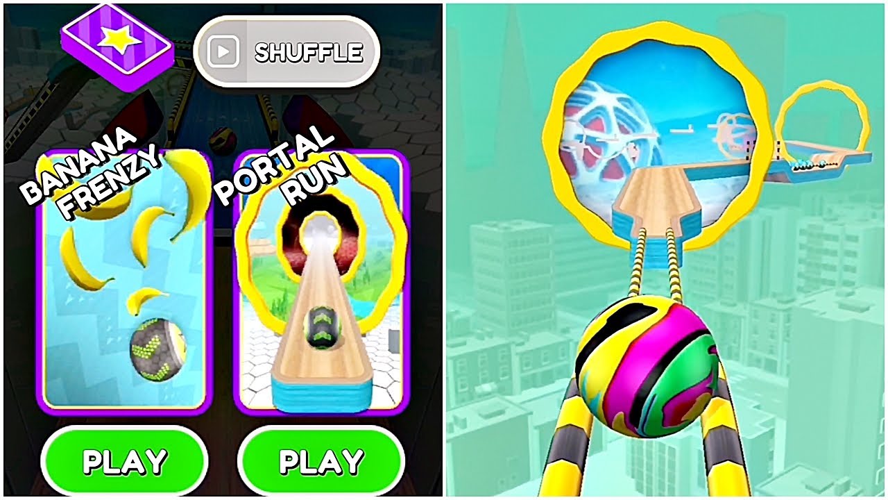 Going Balls Portal Run Gameplay Walkthrough Android, iOS (Part 1)