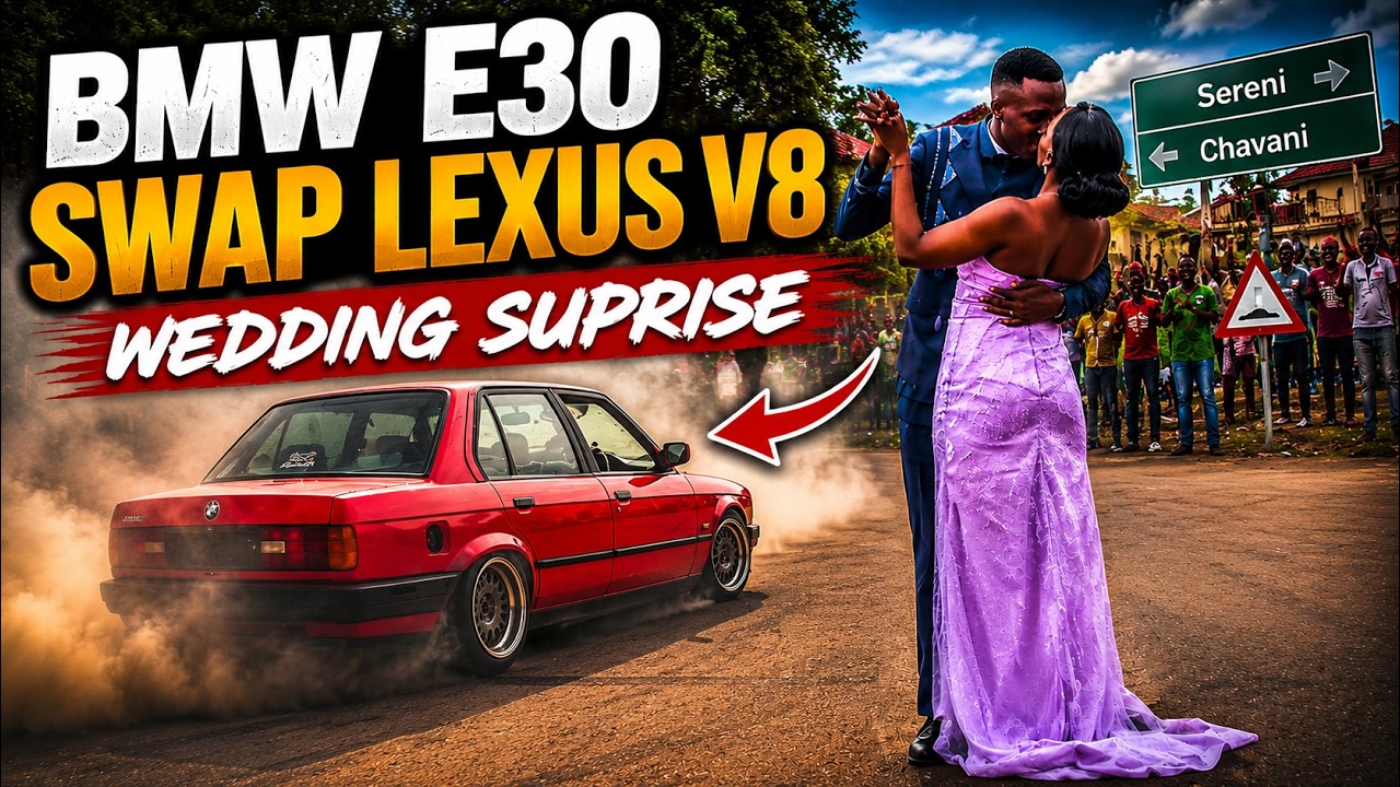 BMW E30 Lexus 3UZ V8 | Wedding Drift Surprise