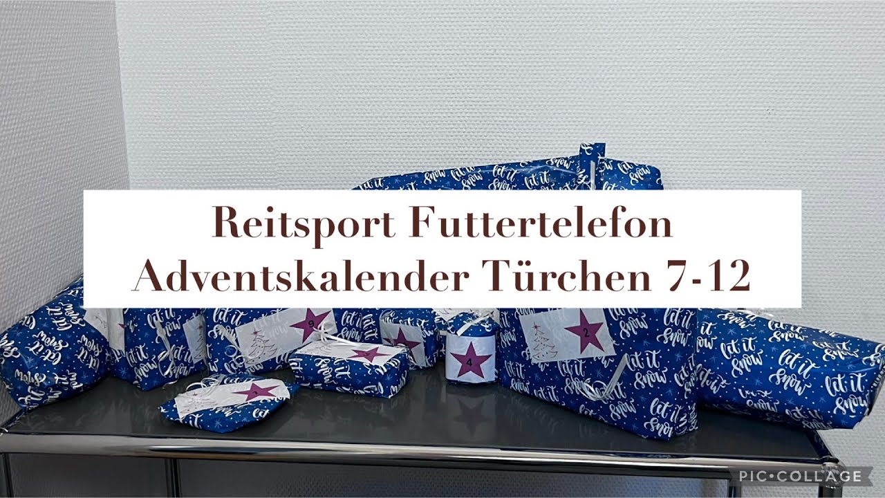Reitsport Futtertelefon Adventskalender Türchen 7-12