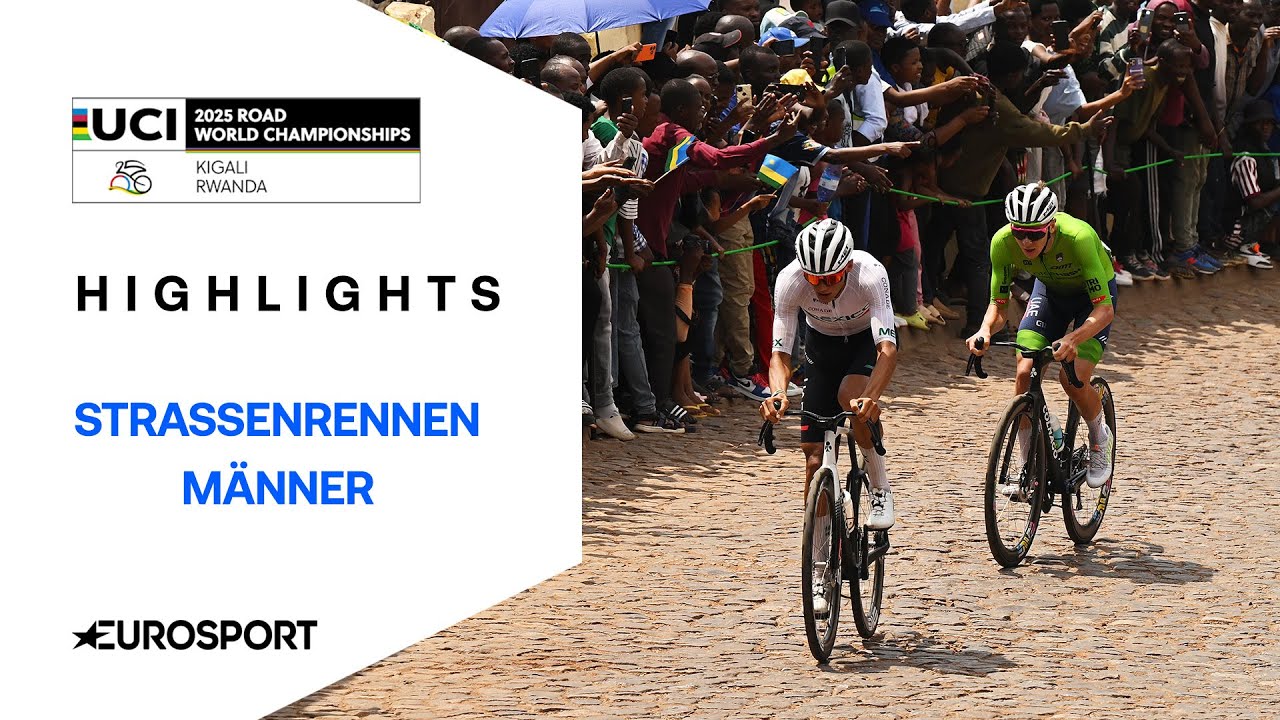 Rad-WM 2025 | Stra&szlig;enrennen der M&auml;nner | Highlights deutsch | Radsport