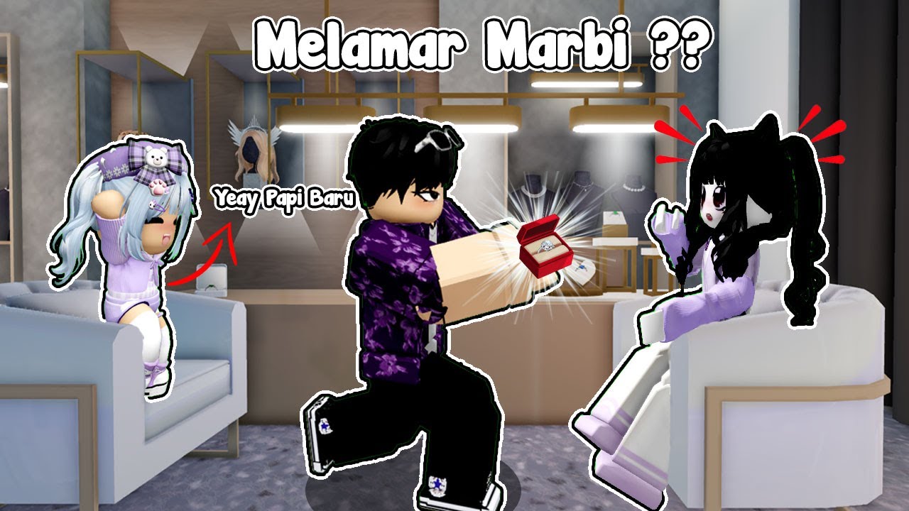PERGI KE MALL DAN AKU BELIIN @Bi Marbi BERLIAN || MISI MEMBUAT MARBI JATUH CINTA !
