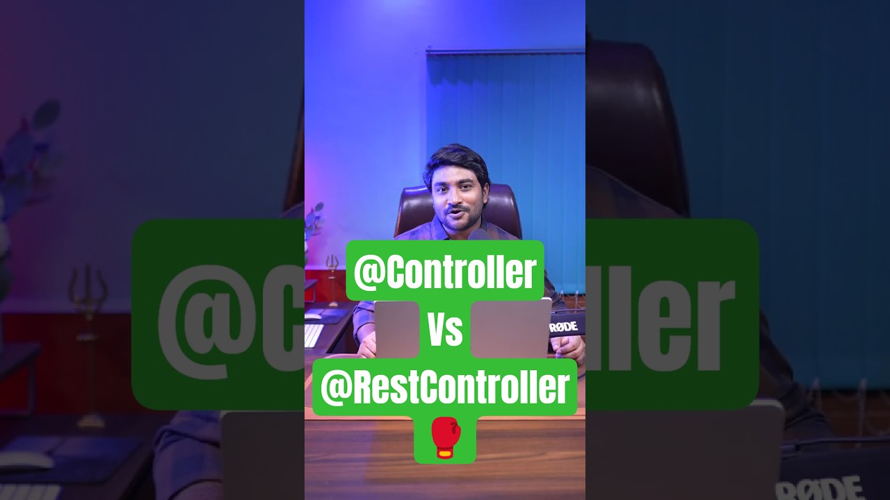 Spring Boot: @Controller vs @RestController  ✅