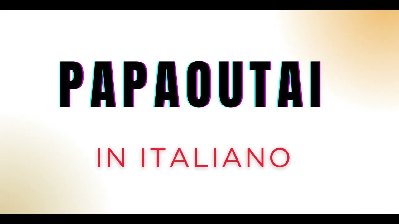 Stromae - Papaoutai | Italian Version 🇮🇹