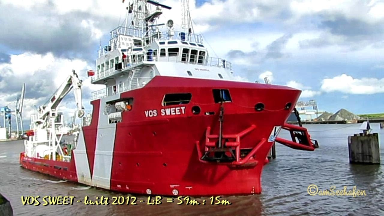VOS Sweet PCPE IMO 9601522 Emden Germany diving support vessel