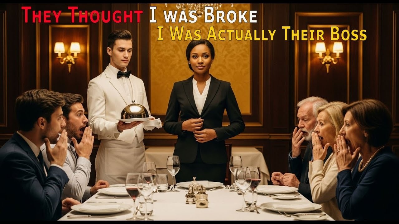 At Dinner They Called Me Poor—Then The Waiter Said  Welcome Back, Owner