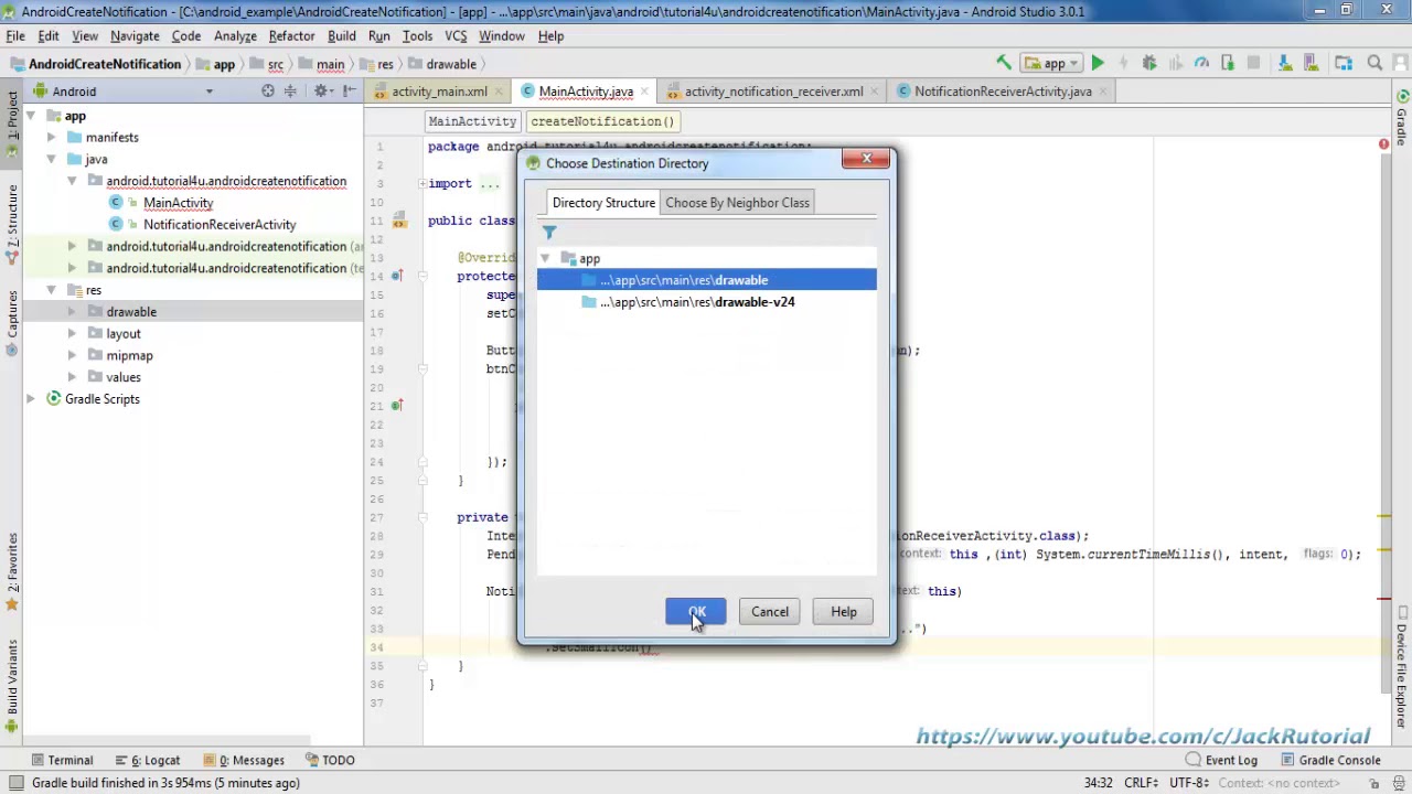 How to create notification in Android Studio - Android Studio Tutorial for Beginners