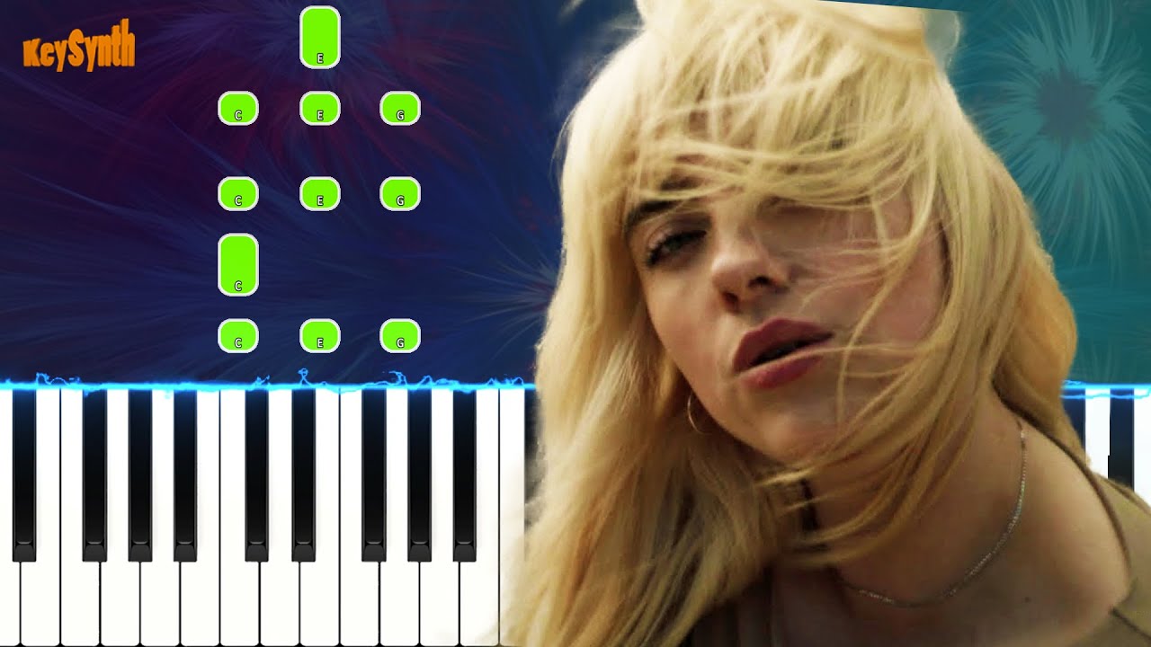 Your Power - Billie Eilish - Piano Tutorial - KeySynth