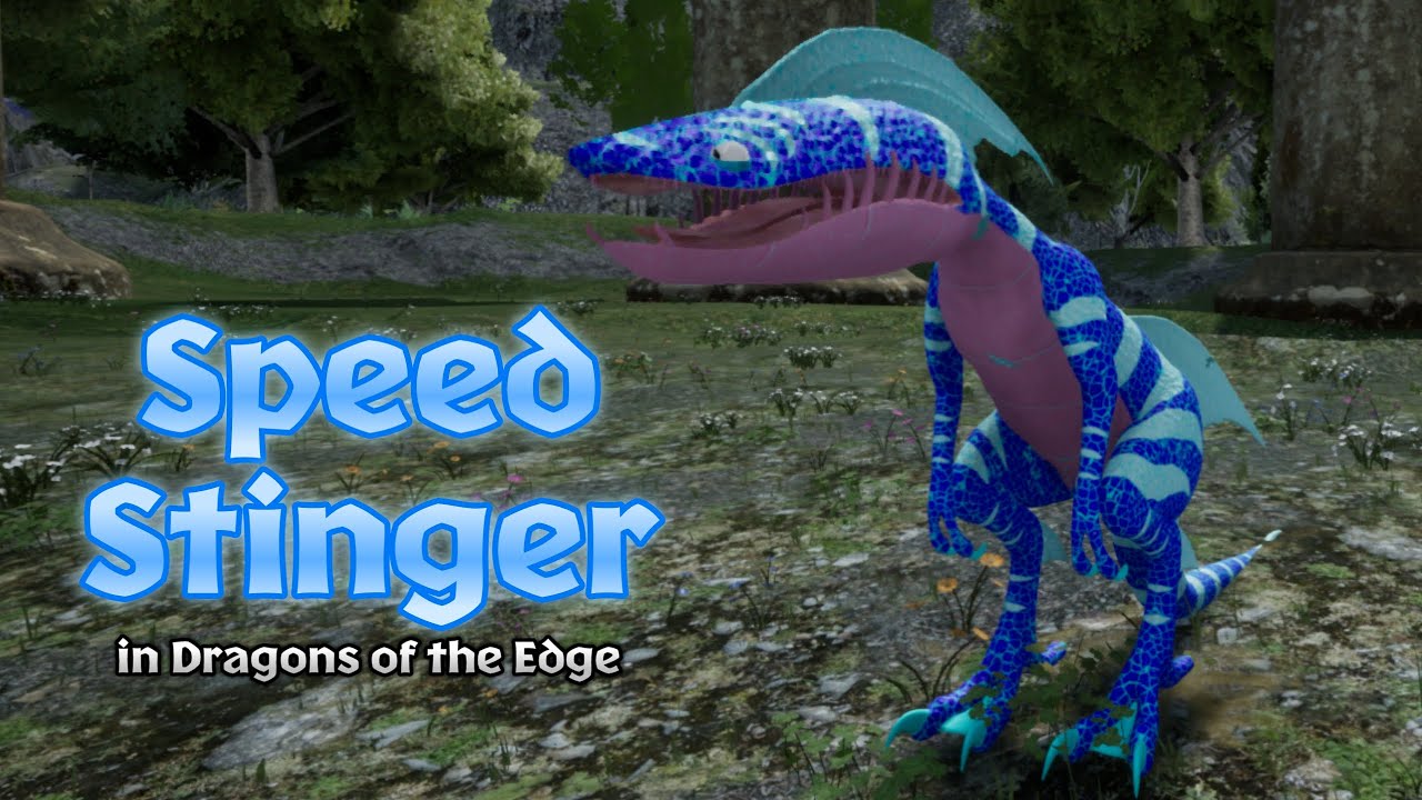 🐲 New Dragon: Speed Stinger - Showcase | Dragons of the Edge (Fan Game) Gameplay #3