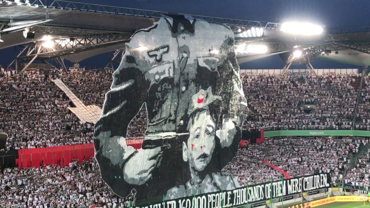 Oprawa Powstanie Warszawskie | Legia Warszawa - FK Astana