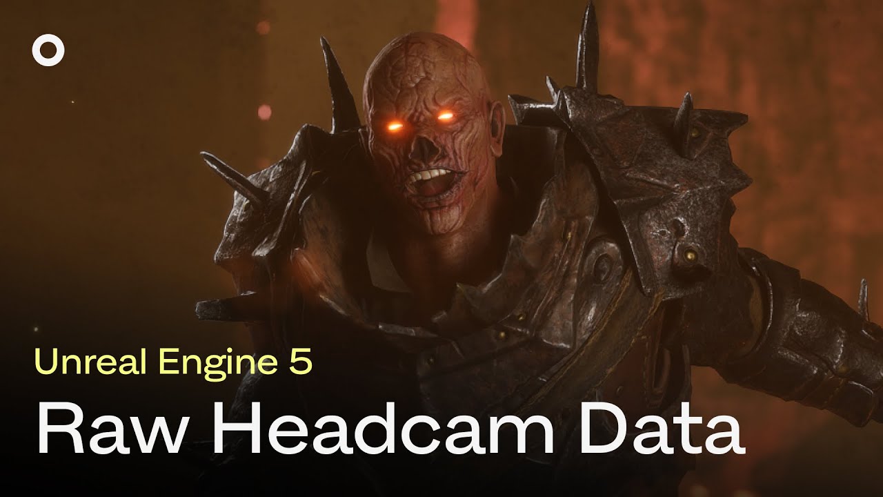 RAW Headcam Data in UE5 | Rokoko Facial Motion Capture