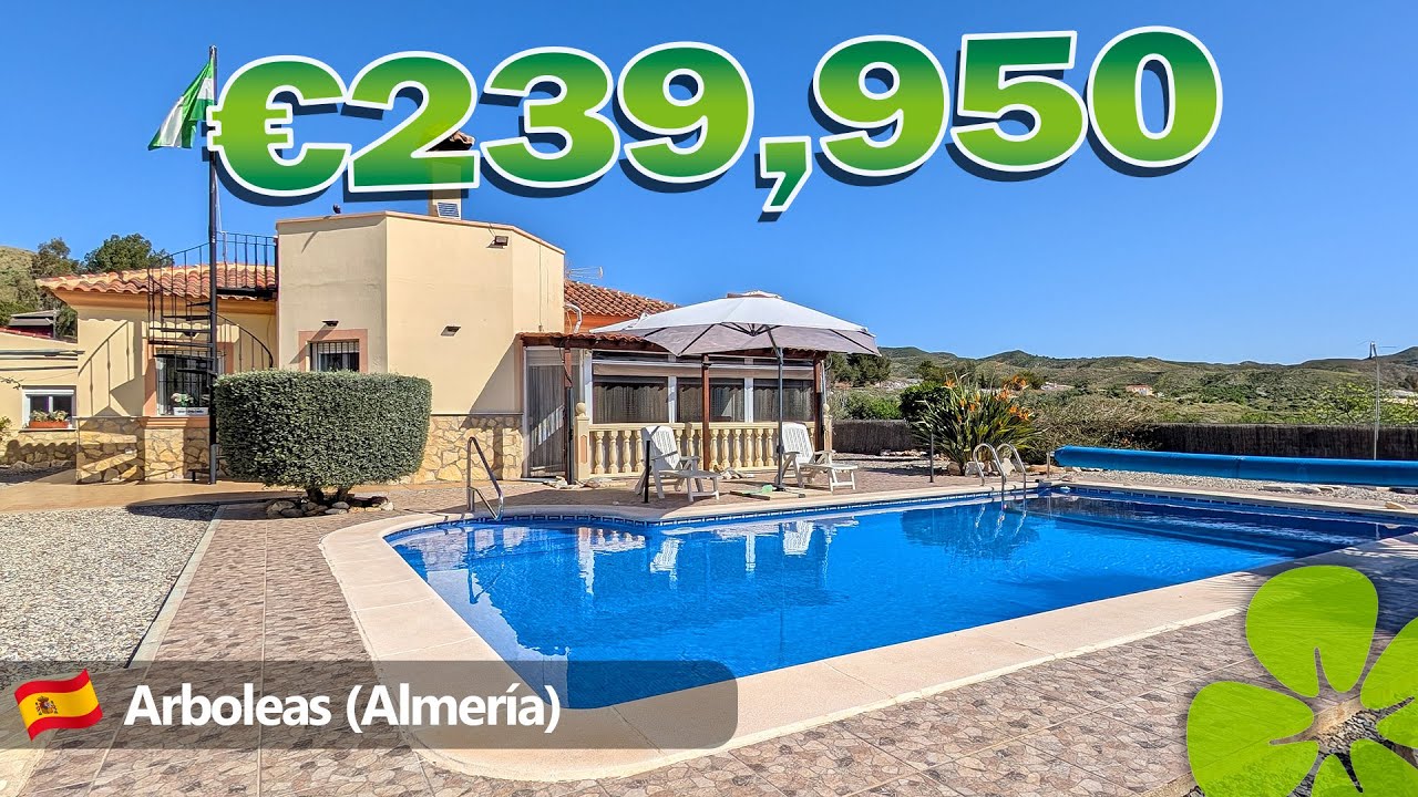 SOLD! - HOUSE TOUR SPAIN | Villa with pool in Arboleas @ &euro;239,950