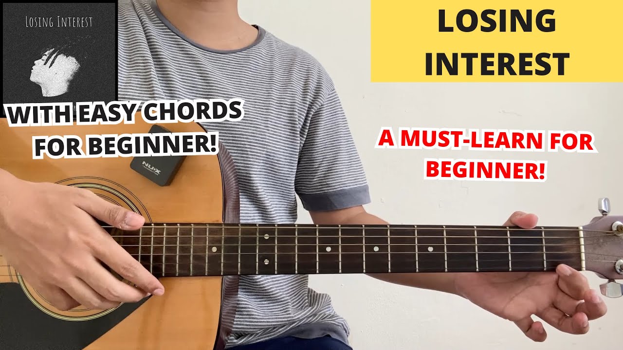 Losing Interest - Shiloh Dynasty (Guitar Tutorial) Easy Chords For Beginner! No Capo!