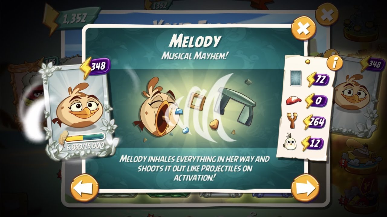 New Bird MELODY - ANGRY BIRDS 2 | KING PIG PANIC DAILY CHALLENGE (Nov/25/2022)