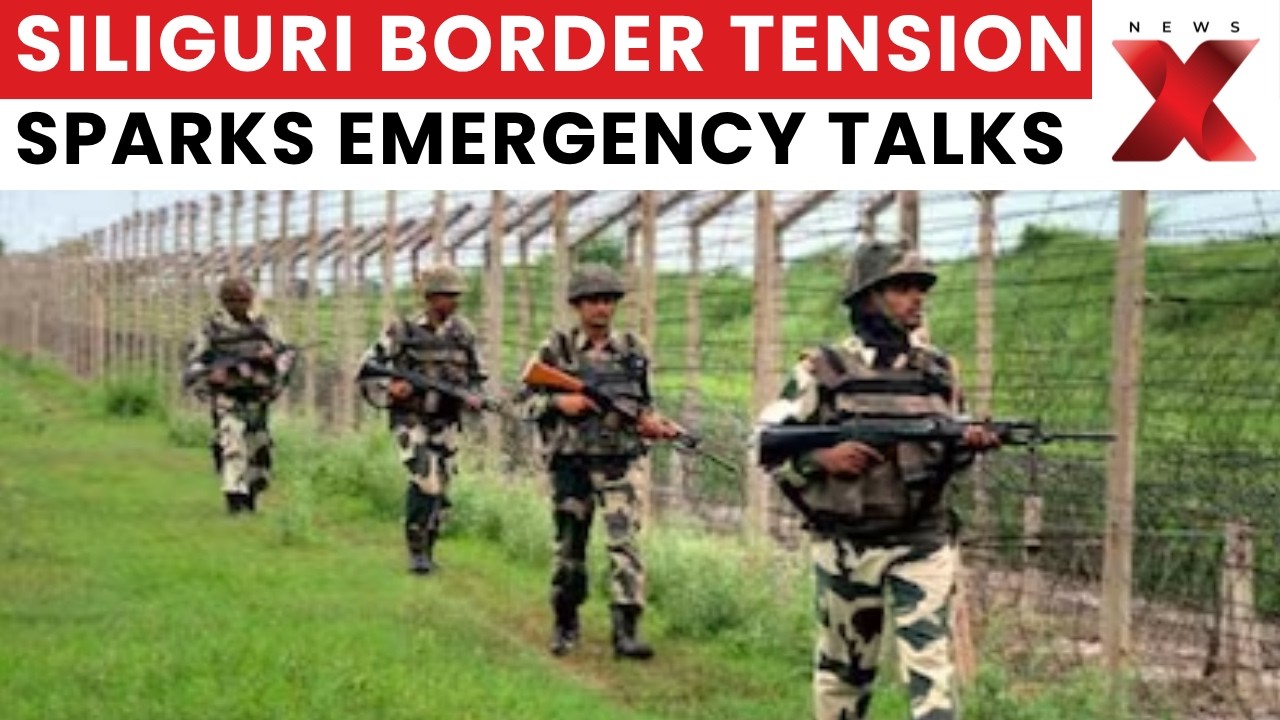 India&ndash;Bangladesh Border Tension: BSF&ndash;BGB Hold Flag Meeting at Dahagram | NewsX