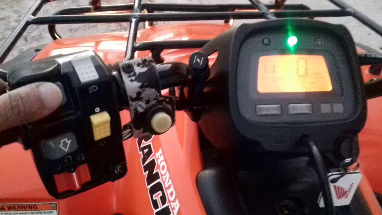 CUATRIMOTO HONDA “RANCHER ES”, 350CC, 2000, 4X4, CAMBIOS ELECTRONICOS.-