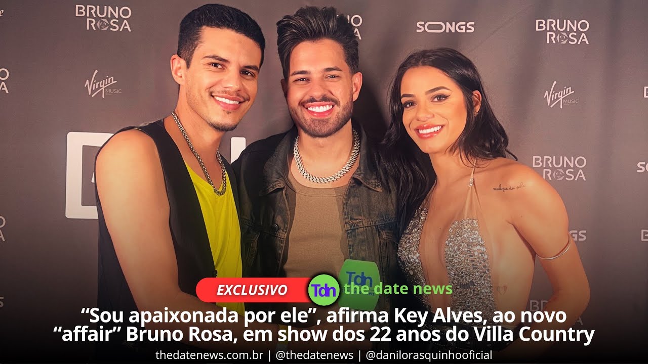 “Sou apaixonada por ele”, afirma Key Alves, à Bruno Rosa, em show dos 22 anos do Villa Country