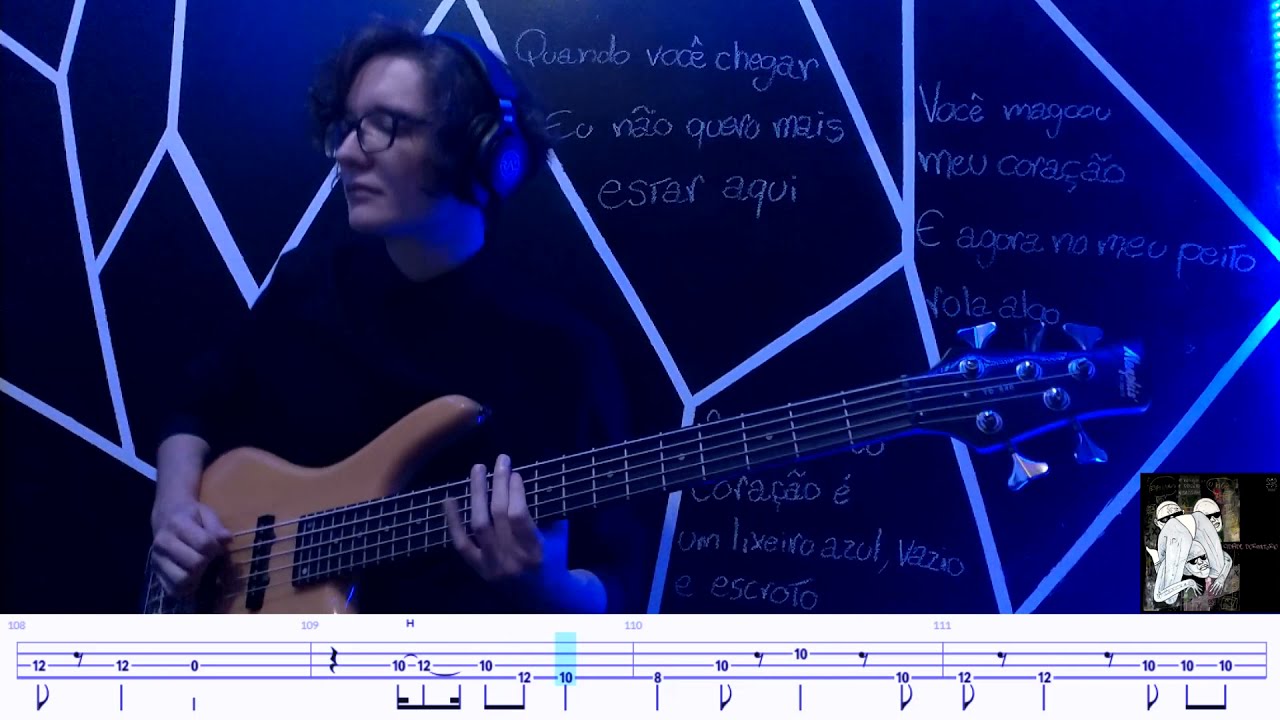 Agora o Meu Coração É um Lixeiro Azul Vazio Escroto - Cidade Dormitório (Baixo/Bass Cover com Tabs)