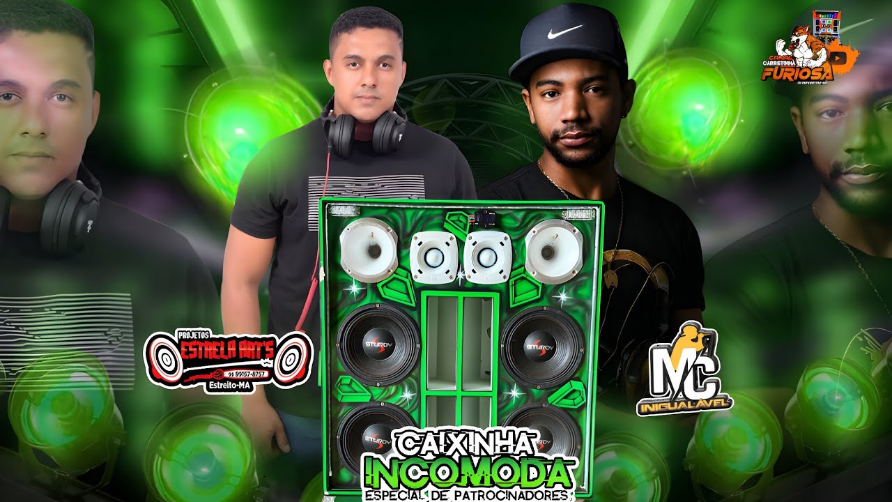 CD AO VIVO CAIXINHA INCOMODA SO AS EXCLUSIVA DJ ESTRELA ARTS E MC INIGUALÁVEL