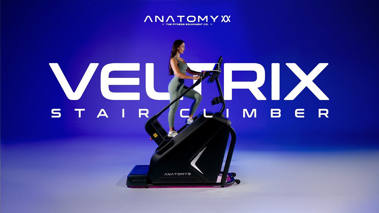 Veltrix Stair Climber with LED Screen Monitor | Commercial Cardio Equipment by Anatomy Fitness