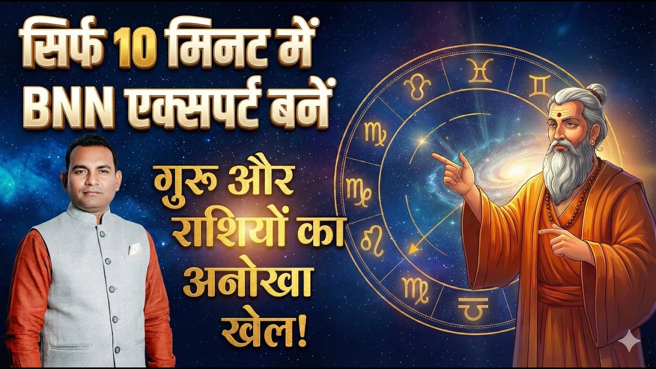 सिर्फ 10 मिनट में BNN एक्सपर्ट बनें: गुरु और राशियों का अनोखा खेल || #BNN #Astrology #Guru #youtube