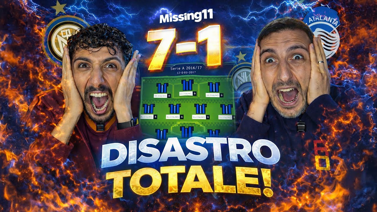 🤯 [Un DISASTRO‼️] Inter-Atalanta 7-1: INDOVINA la FORMAZIONE | Missing 11