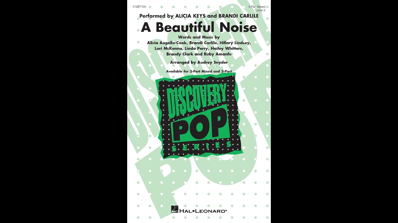 A Beautiful Noise (3-Part Mixed Choir) - Arranged by Audrey Snyder