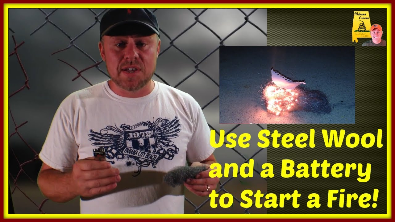 Test the Prep #5 - Will Steel Wool and a Battery Start a Fire?