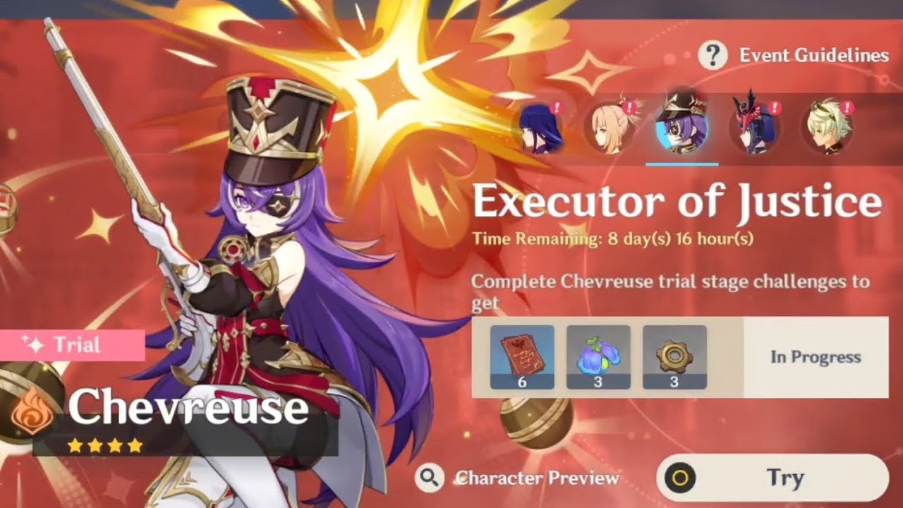 [Genshin Impact] Character Test Run &bull; Chevreuse (Executor of Justice)