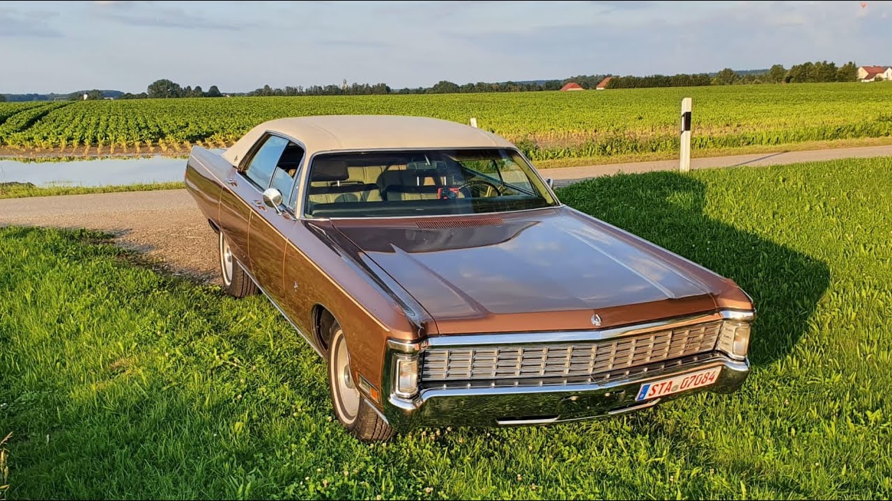 1970 Chrysler Imperial 440 in Oberbayern - deutscher Ton - German Audio