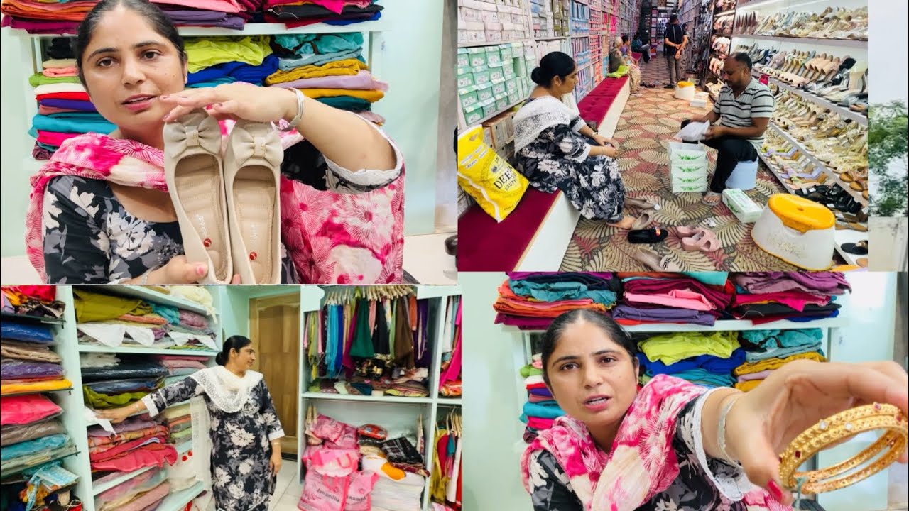 ਗਏ ਤਾਂ ਬਾਜ਼ਾਰ ਕੰਮ ਸੀ ਪਰ ਸ਼ੋਪਿੰਗ ਕਰਕੇ ਮੁੜ ਆਏ 😊😜 Shopping 🛍️ vlog Pind Punjab de New vlog 🤗