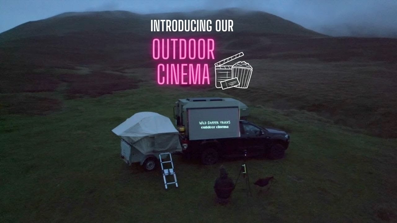 Wild Camper Trucks | Outdoor cinema | 4x4 campervan adventure vehicle