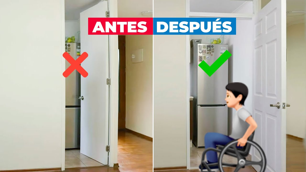 Cómo ensanchar una puerta para una silla de ruedas