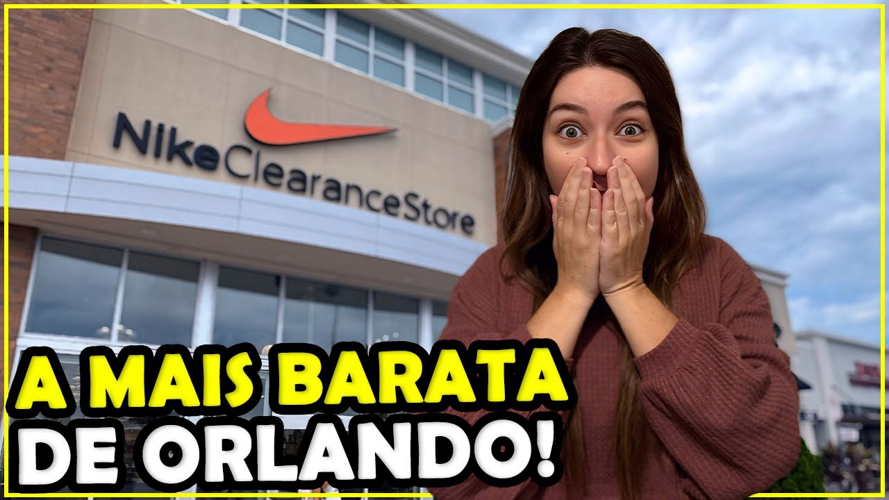 ESSA NIKE CLEARANCE É A MAIS BARATA DE ORLANDO!