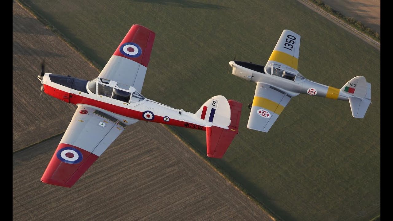 Vintage Pair full ONBOARD display Midlands Air Festival 2021