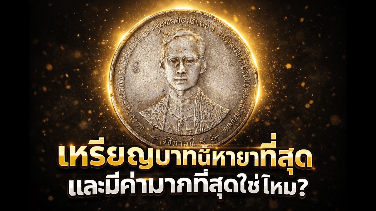 เหรียญ 1 บาทของไทยของคุณหายากหรือไม่? ก่อนที่คุณจะนำไปใช้