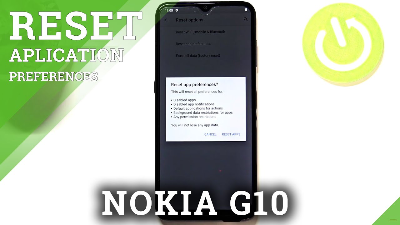 How to Reset App Preferences on NOKIA G10 &ndash; Restore App Defaults