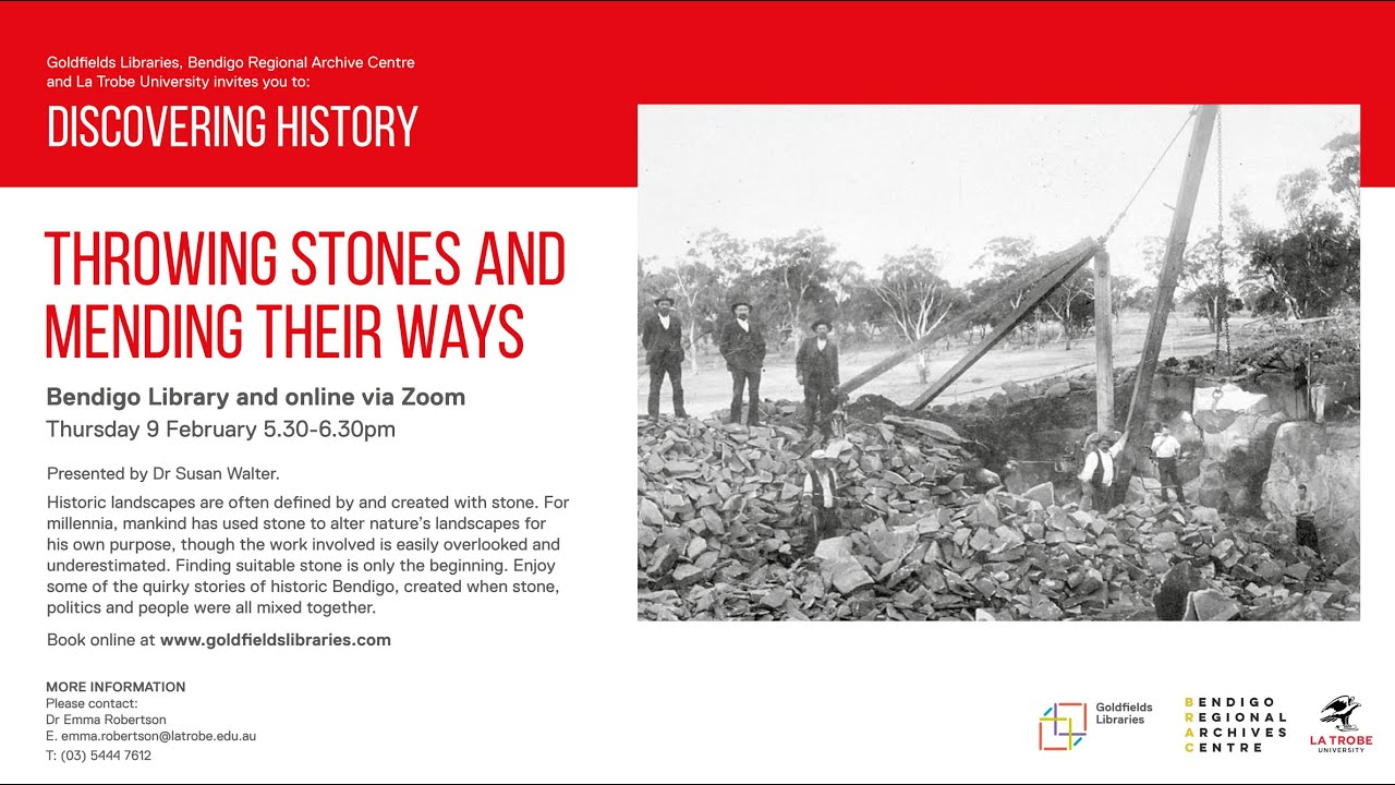 Discovering History - Throwing Stones and Mending Their Ways