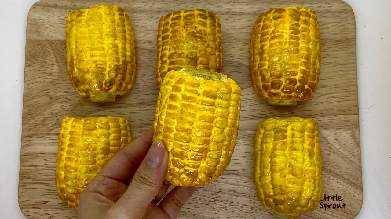 ASMR 🌽옥수수 점토 부수기!  Corn  clay cracking