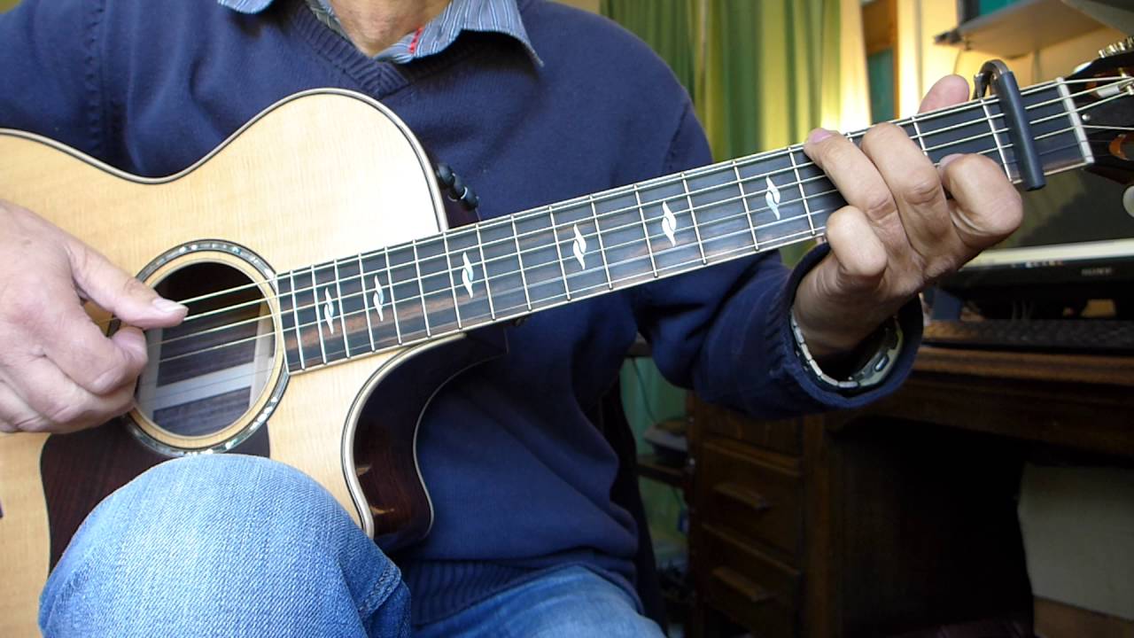 The Promise - Tracy Chapman - cover: acoustic guitar fingerstyle accompaniment (free tab available)