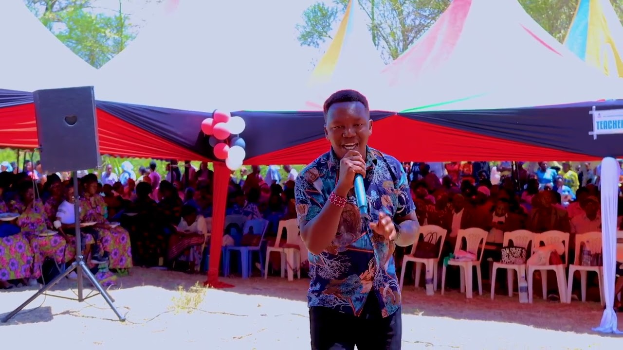 ANOINTED ALEX - Performing AME YESU Song @ Reverend Edward Mulonza Burial