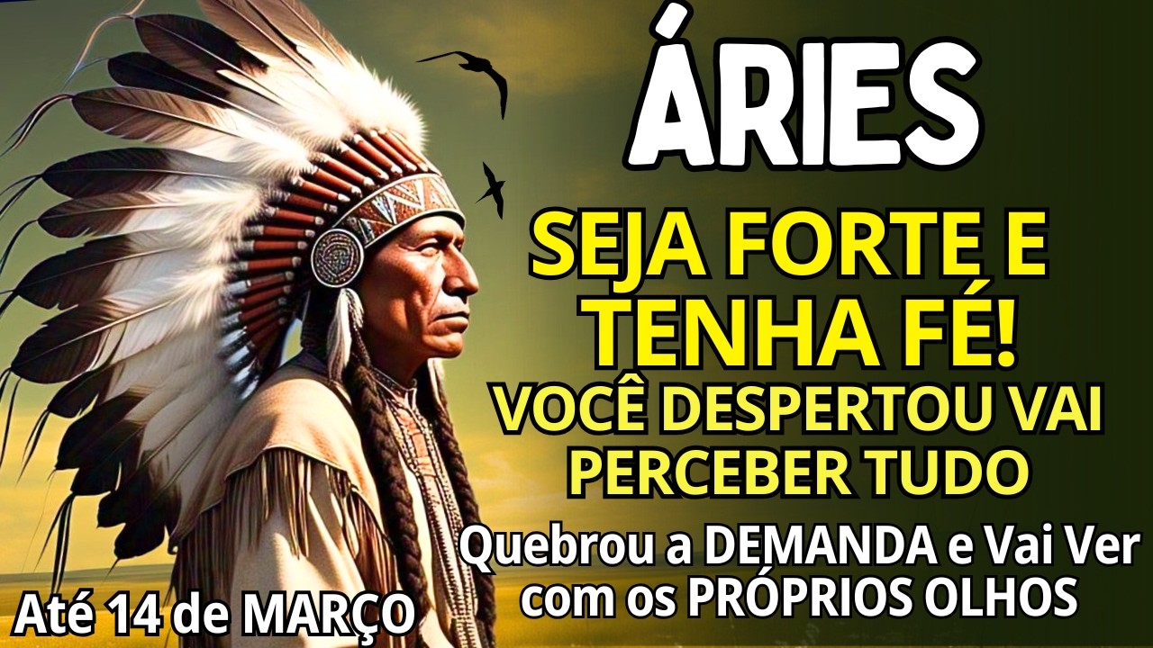 ÁRIES ♈ SEJA FORTE E TENHA FÉ! VOCÊ DESPERTOU VAI PERCEBER TUDO😱 QUEBROU A DEMANDA🚫 SEGREDO ABSOLUTO
